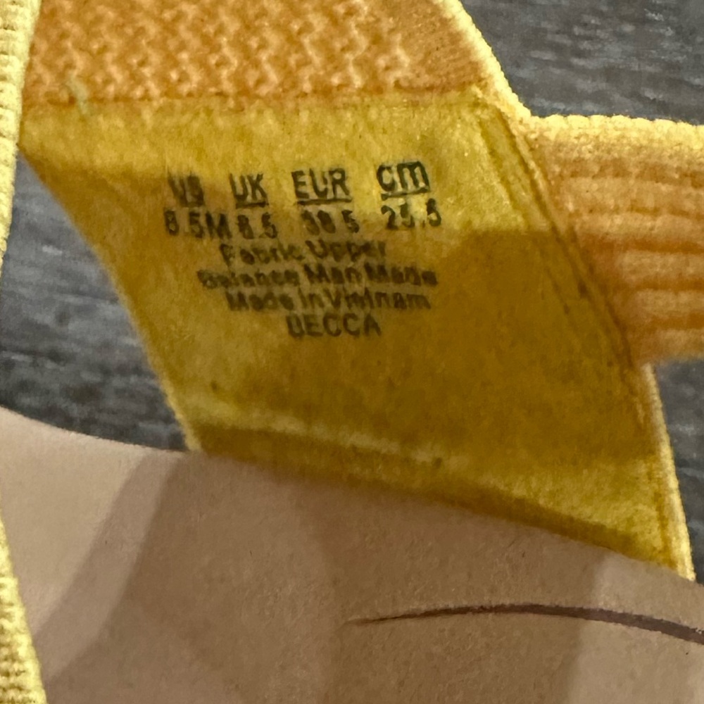 Dr. Scholls Stitch Fix Yellow Chunky Heel Platform Sandals - Picture 6 of 13